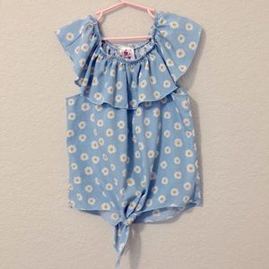 Jenna & Jessie sunflower blouse size 10 (girls)